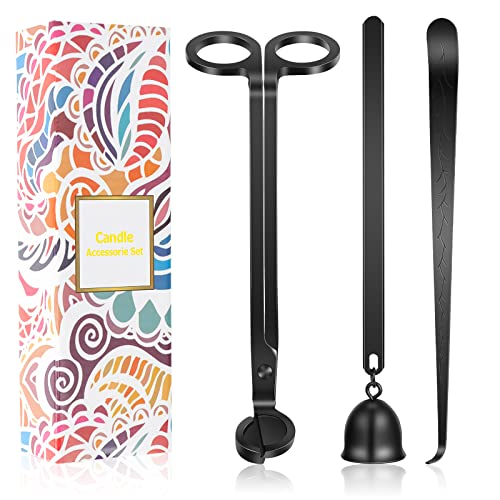 3 in 1 Candle Accessory Set - Wick Trimmer, Dipper, Snuffer