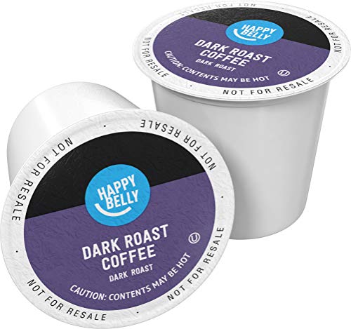 Happy Belly Dark Roast Coffee Pods 100 Count, Keurig Compatible