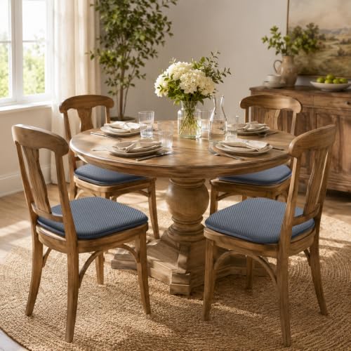 U-Shaped Foam Dining Chair Cushions, Non-Slip Kitchen Seat Pads 17x15