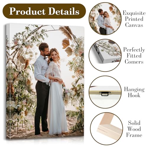 Custom Canvas Prints Personalized Photo Wall Art Wrapped Frame
