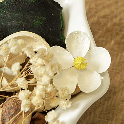 Gardenia Scented Potpourri Set with Fragrance Oil - Natural Dried Flowers