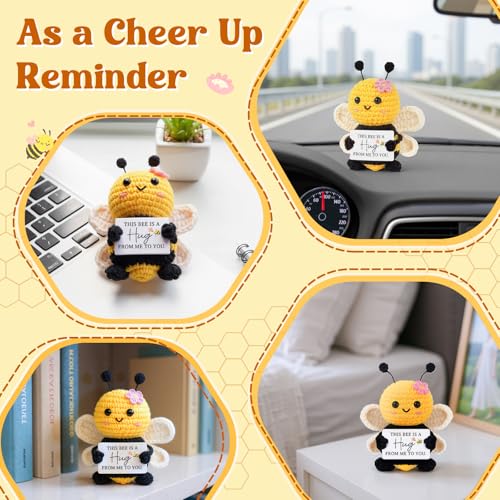 Handmade Crochet Bee Get Well Soon Gift - Soft Recovery Comfort Keepsake