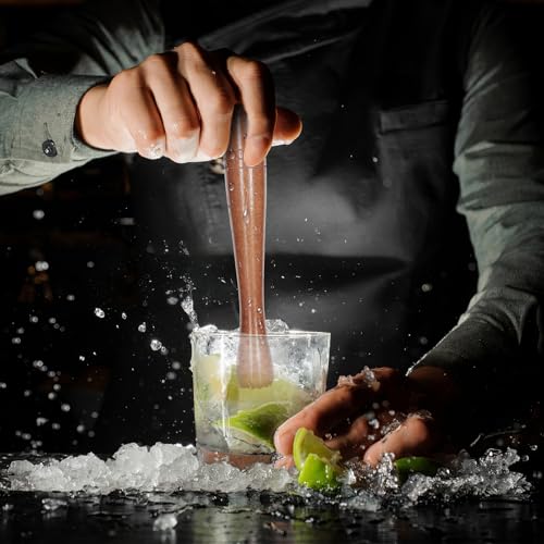 7.6-Inch Wooden Cocktail Muddler for Drinks and Kitchen Use