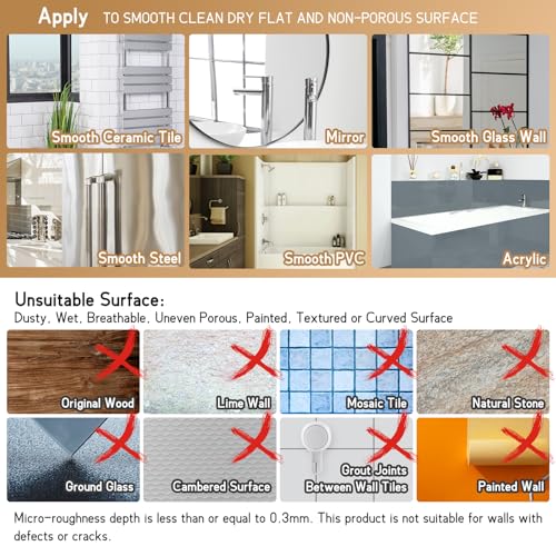 Suction Cup Shower Caddy Removable Bathroom Shelf Organizer White