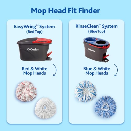 Microfiber Spin Mop Replacement Head - Machine Washable Cleaning Refill