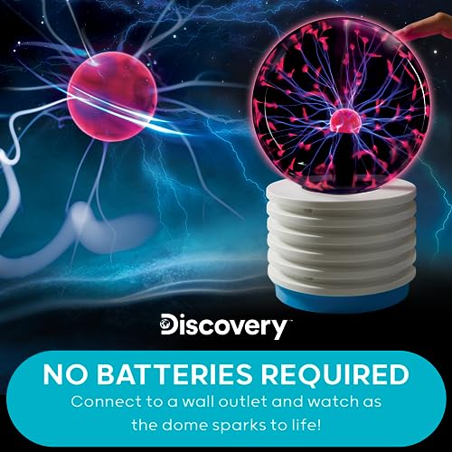 Interactive Plasma Globe Lamp - Touch & Sound Sensitive Science Decor