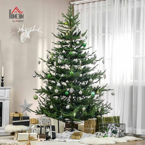 7.5 Foot Artificial Christmas Tree - Realistic Nordic Pine, 1218 Tips