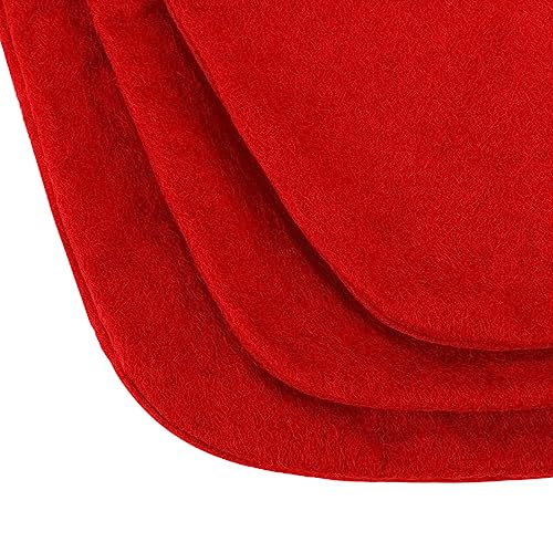 Shojoy 36 Pack Red Felt Christmas Stockings 18" Xmas Fireplace Hanging Decor