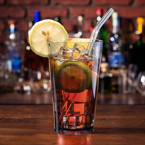 16 oz Unbreakable Plastic Drinking Glasses, Shatterproof Tumbler Set of 6