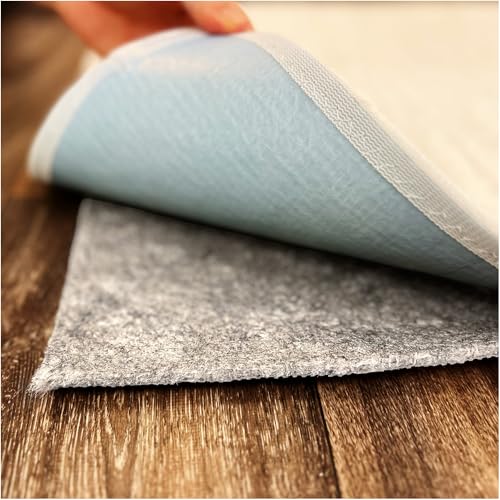 Koeckritz Duo-Lock Felt & Rubber Rug Pad 4' x 8' Non-Slip Floor Protector