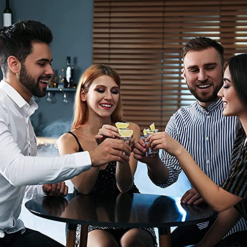 Vivimee 30 Pack Heavy Base Square Shot Glasses 2.2 oz for Liquor & Espresso