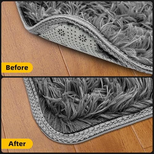 Non-Slip Rug Grippers - Washable & Reusable Carpet Tape for Hardwood Floors