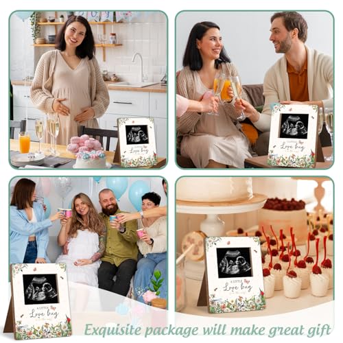 Love Bug Baby Shower Photo Frame - Pregnancy Milestone Keepsake Gift