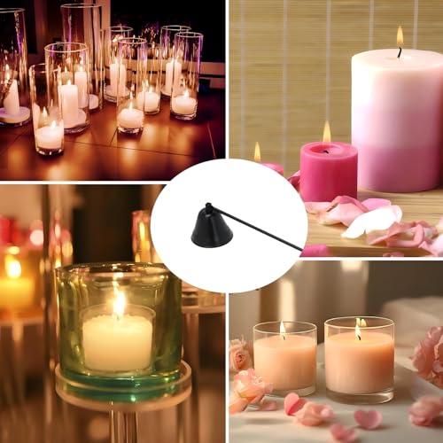 2-Piece Candle Snuffer Set with Long Handle for Safe Use