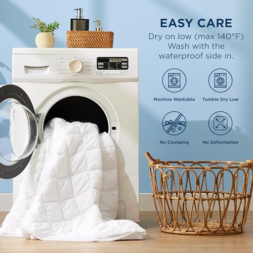 Bedsure Twin XL Waterproof Mattress Protector - Quilted Deep Pocket Pad
