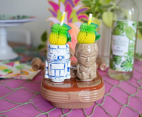 Star Wars Landspeeder Punch Bowl Set with Luke & R2-D2 Muglets | Tiki Drinkware