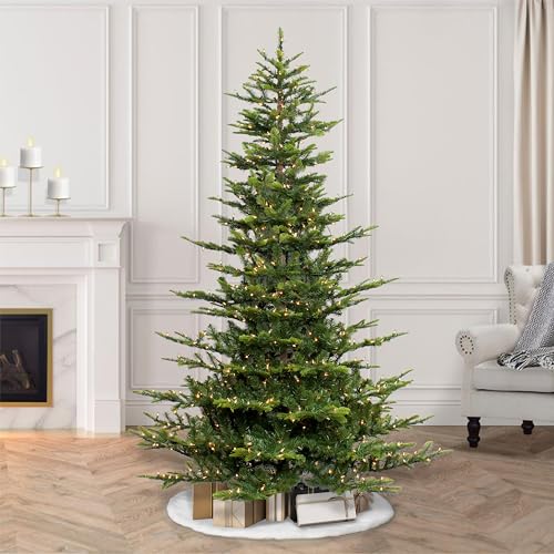 6.5ft Pre-Lit Aspen Fir Artificial Christmas Tree with 500 Clear Lights