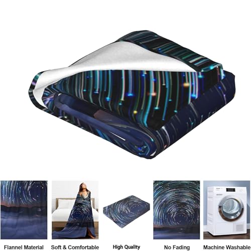 Mounidso 60''x80'' Cute Squid Blanket for Women & Kids, Soft Flannel Ocean Sea Animal Throw