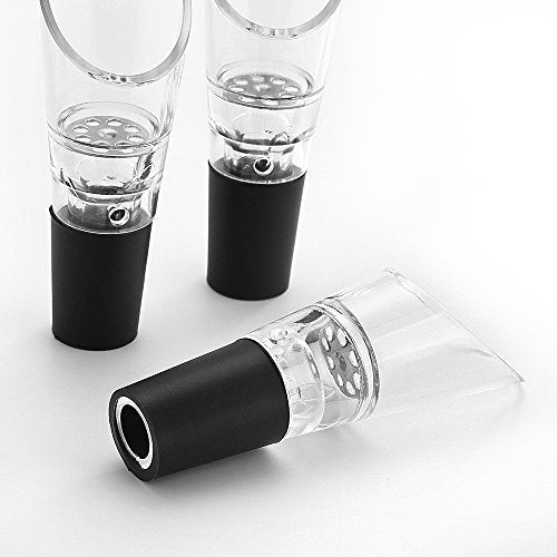 QAL White Wine Pourer Set - 6 Pack, Easy to Serve & Pour