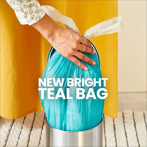4 Gallon Small Drawstring Trash Bags, Tropical Scented - 80 Count