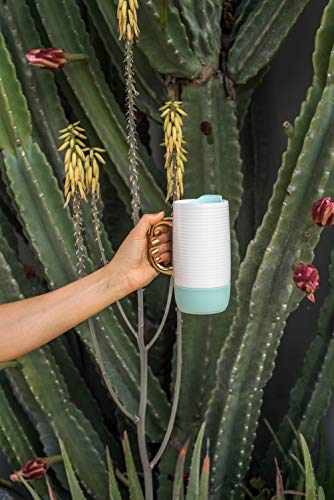 Ello Jane Yucca 18oz Ceramic Travel Mug with Handle & Splash-Resistant Lid