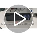 Large Display Digital Alarm Clock with Calendar Date & Day, Auto DST
