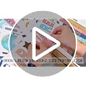 Boho Book Window Clings, Inspirational Double-Sided Classroom Decals