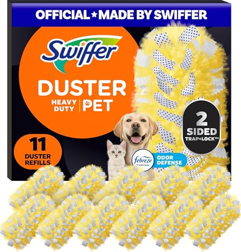 Heavy Duty Pet Duster Refills - 360 Multisurface Dusting Cloths (11 Pack)