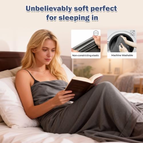 Full Body Sleep Pod with Hood – Cozy Wearable Blanket for Deep Sleep