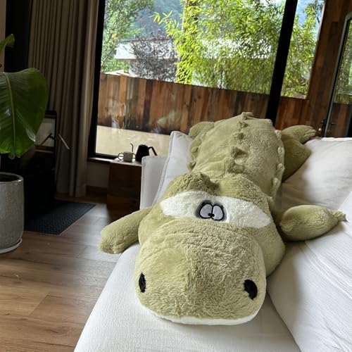 Alligator Plush Pillow, 67 inch Stuffed Animal, Home Decoration