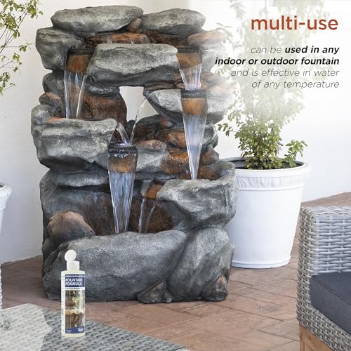 Water Fountain Cleaner & Scale Eliminator, 8 oz Indoor & Outdoor Liquid