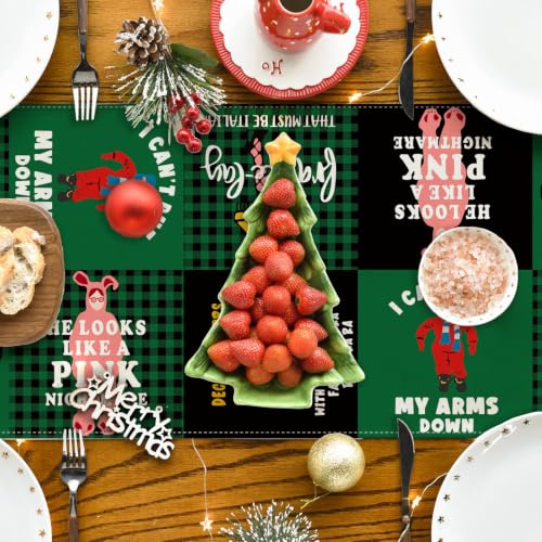 Yarcooly Christmas Table Runner 13x108 Inch Winter Holiday Home Decor