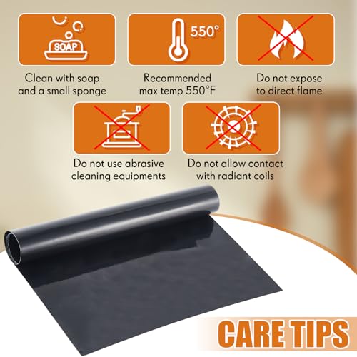 10 Pcs Non-Stick PTFE Toaster Release Sheets, 27.5 x 11 Inch Liner