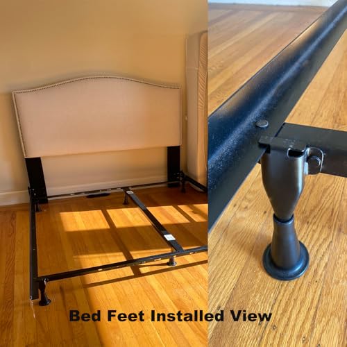 Replacement Bed Frame Feet to Replace Wheels - Non-Slip Glides (4 Pack)