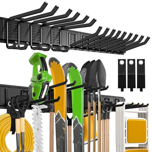 Garage Wall Organizer 48-Inch Heavy Duty Tool Storage Rack 675 Lbs
