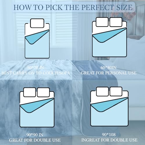 Cooling Blanket Queen Size - Ultra Lightweight & Breathable for Hot Sleepers