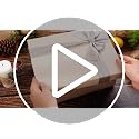 Conelist 5-Pack White Christmas Pillar Candles with Berries - 5 Sizes