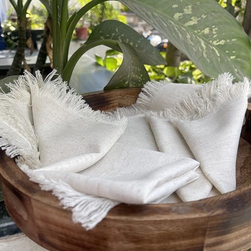Aqua Cotton Cloth Napkins 18x18, Set of 12, Reusable Dinner Napkins