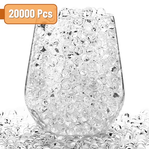 Clear Water Gel Beads for Vases - 20,000 Pcs Transparent Vase Filler