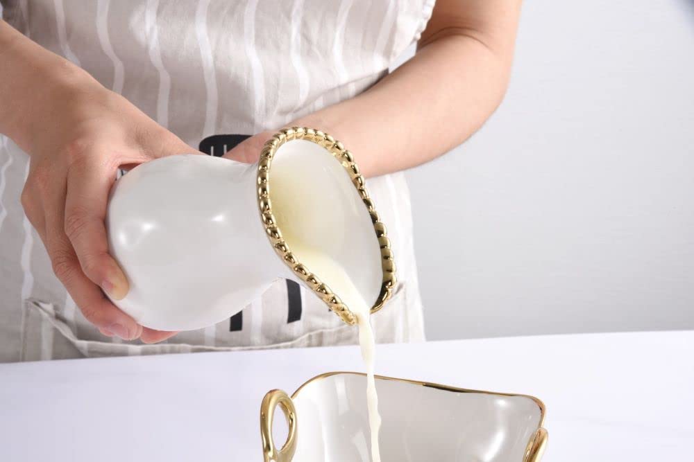 Pampa Bay Golden Salerno, Creamer or Pitcher, 4" x 3.5" x 5.75"