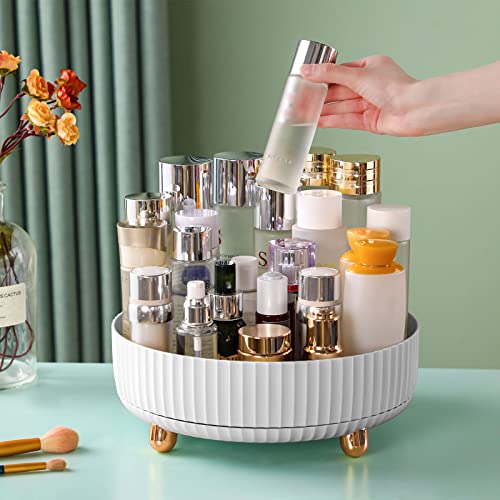 360 Degree Rotating Cosmetic Organizer - Lazy Susan Makeup Display Tray