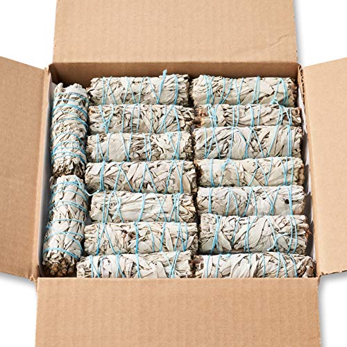 White Sage Smudge Sticks 12-Pack for Energy Cleansing and Home Purification