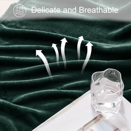 Exclusivo Mezcla Soft Fleece Throw Blanket for Couch - 50x70 Plush Flannel