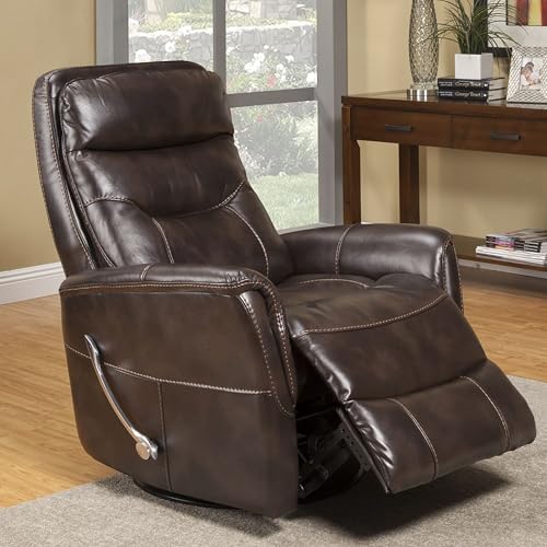 Swivel Glider Recliner Chair for Nursery and Living Room, Truffle