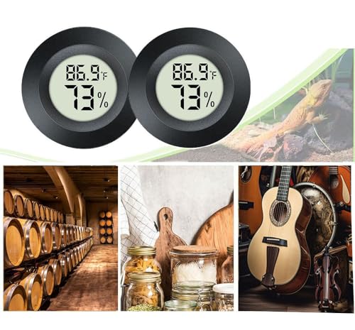 JEDEW 2 Pack Digital Hygrometer Thermometer Indoor Humidity Monitor