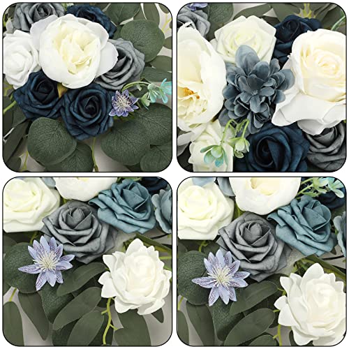 Artificial Wedding Arch Flower Swag Set - Silk Peony Eucalyptus Garland