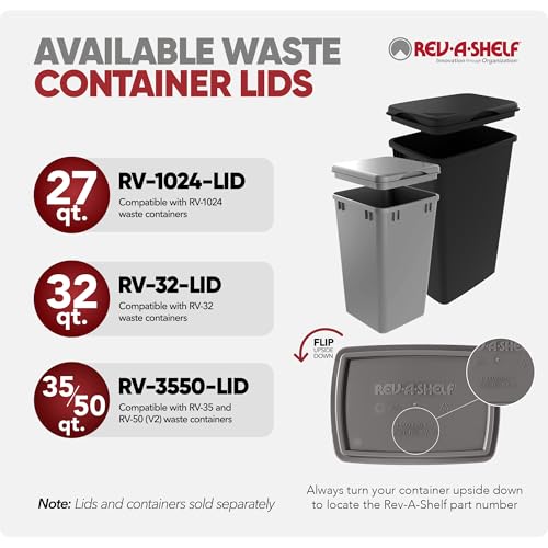 Double Pullout Kitchen Trash Can 35 Qt White Waste Bin