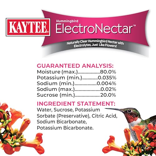 Kaytee Hummingbird ElectroNectar Wild Bird Food, 64 oz