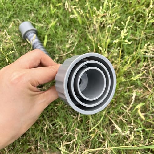 AC Drain Line Cleaner Wet Vac Attachment for Unclogging PVC Pipes