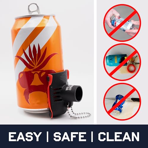 Portable Shotgun Can Opener with Built-In Funnel - Mess-Free Party Tool